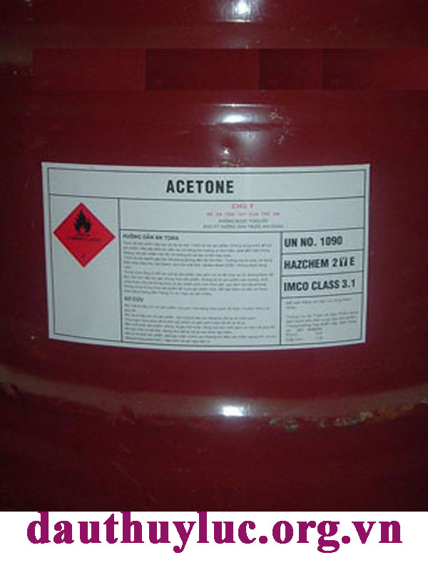 Dung môi hóa chất công nghiệp Acetone