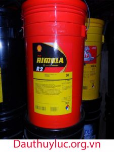 Bao bì mới dầu động cơ Shell Rimula R2