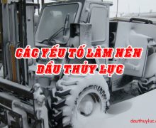 các yếu tố làm nên dầu thủy lực