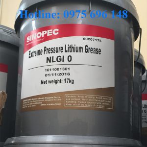 Mỡ bôi trơn Sinopec Extreme Pressure (EP) Lithium Grease NLGI 0