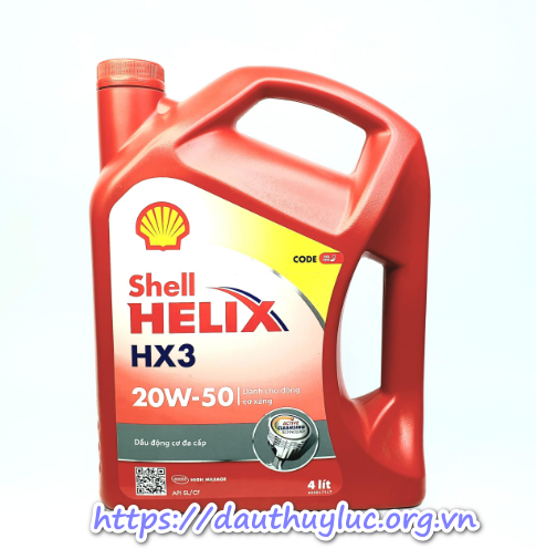 Dầu Nhớt Ô-TÔ Shell Helix HX3 20W-50 Dầu ô tô Shell Helix làm sạch và bảo vệ động cơ ô tô của bạn trên mọi hành trình