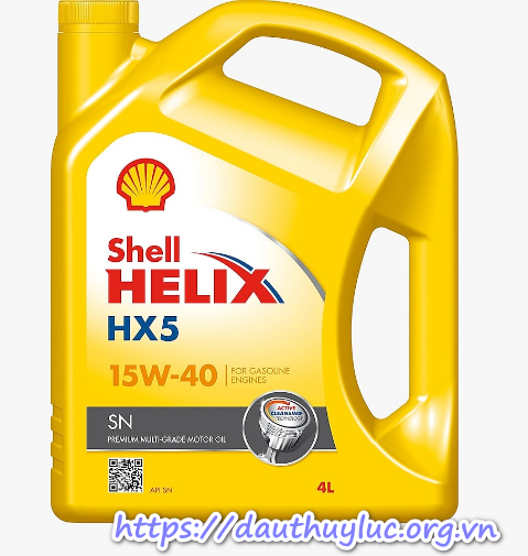 Dầu Nhớt Ô-TÔ Shell Helix HX5 15W-40 Dầu ô tô Shell Helix làm sạch và bảo vệ động cơ ô tô của bạn trên mọi hành trình