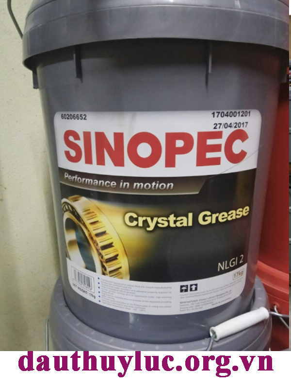 Mỡ Sinopec Crystal Grease NLGI 2
