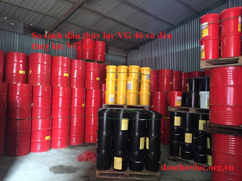 So sánh dầu thủy lực VG 46 và dầu thủy lực VG 68