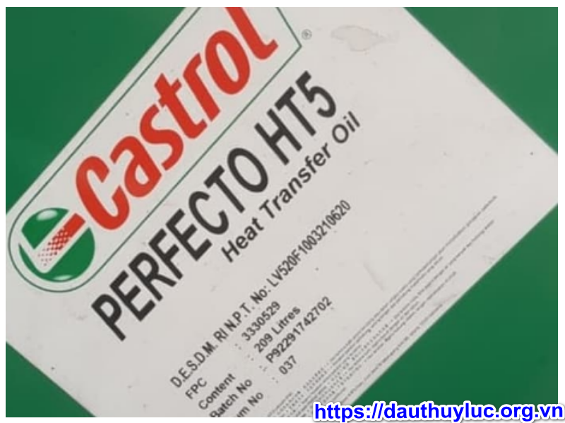5 ưu điểm tuyệt vời của dầu truyền nhiệt Castrol Perfecto HT 5