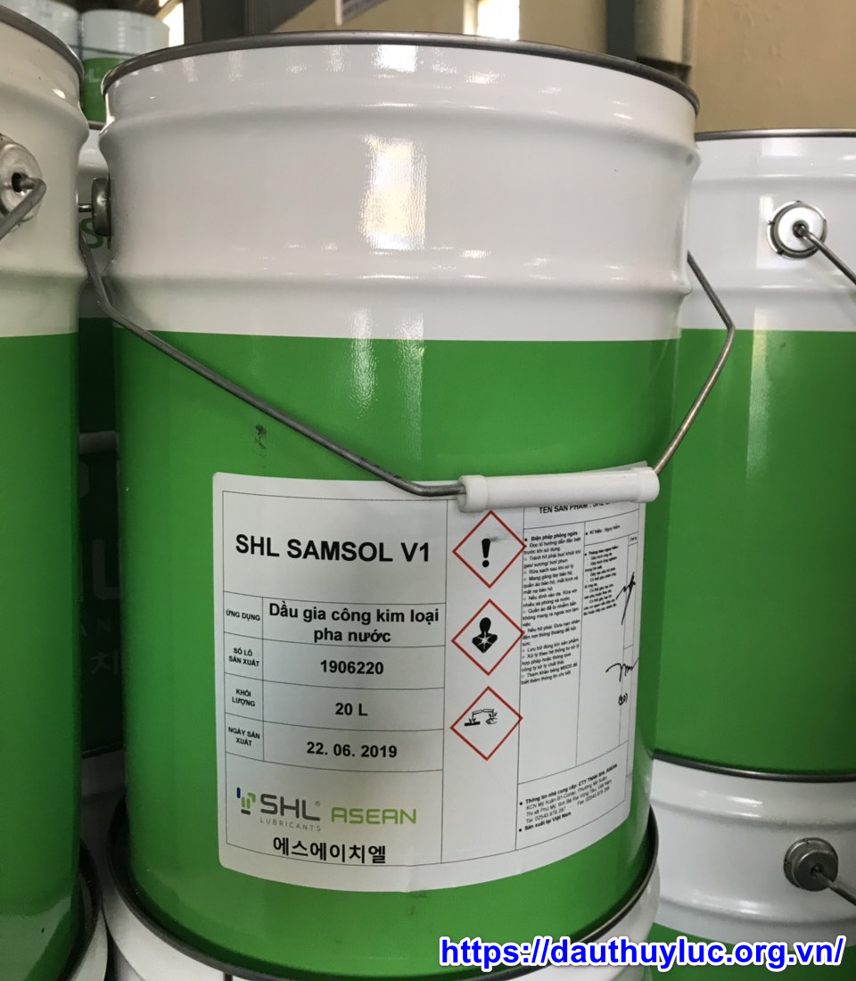 Có nên mua dầu cắt gọt kim loại pha nước SHL Samsol V1 tại vinafujico không?