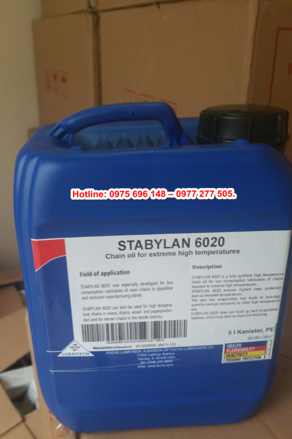 Dầu xích chịu nhiệt Stabylan 6020