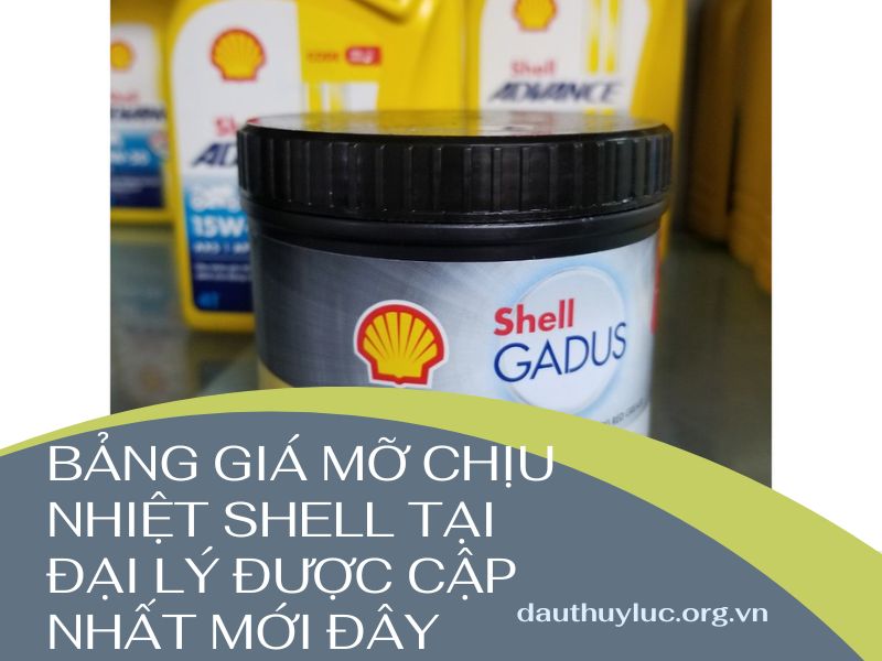 Bảng Giá Mỡ Chịu Nhiệt Shell Tại Đại Lý Được Cập Nhất Mới Đây