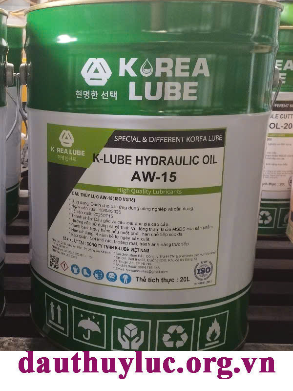 Dầu thủy lực ISO VG 15 AW