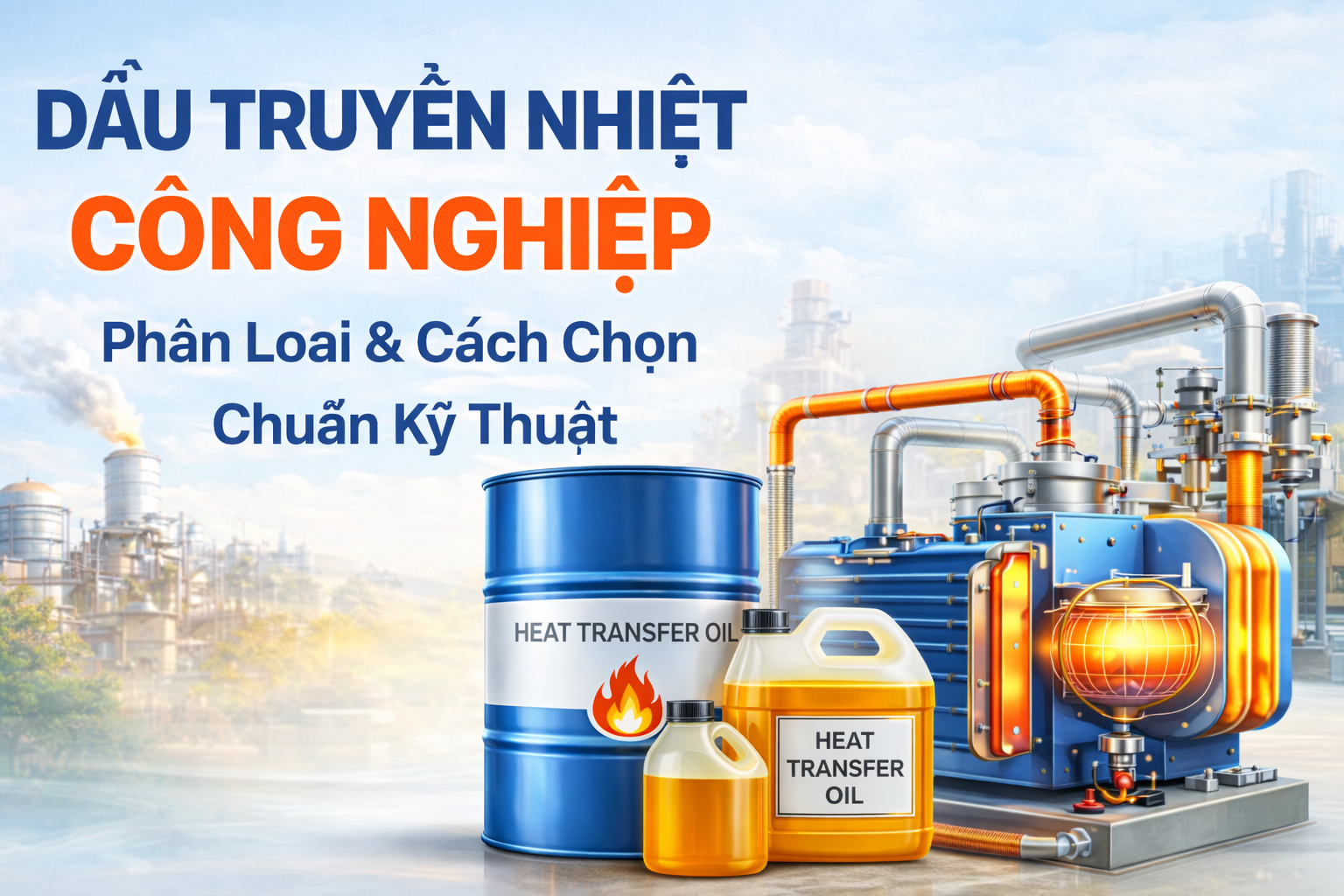 Dầu Truyền Nhiệt Công Nghiệp: Phân Loại & Cách Chọn Chuẩn Kỹ Thuật