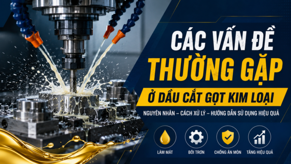 Vấn đề thường gặp ở dầu cắt gọt kim loại và cách xử lý