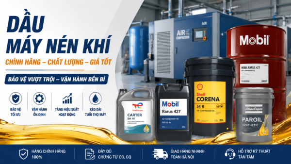 Địa chỉ cung cấp dầu máy nén khí Hà Nội