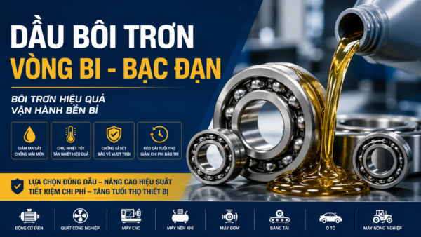 Dầu Bôi Trơn Vòng Bi - Bạc Đạn Chính Hãng | Giá Tốt, Giao Nhanh