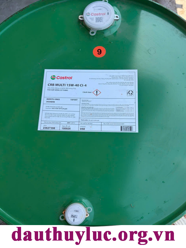 Dầu động cơ Castrol CRB Multi 15W-40 CI-4