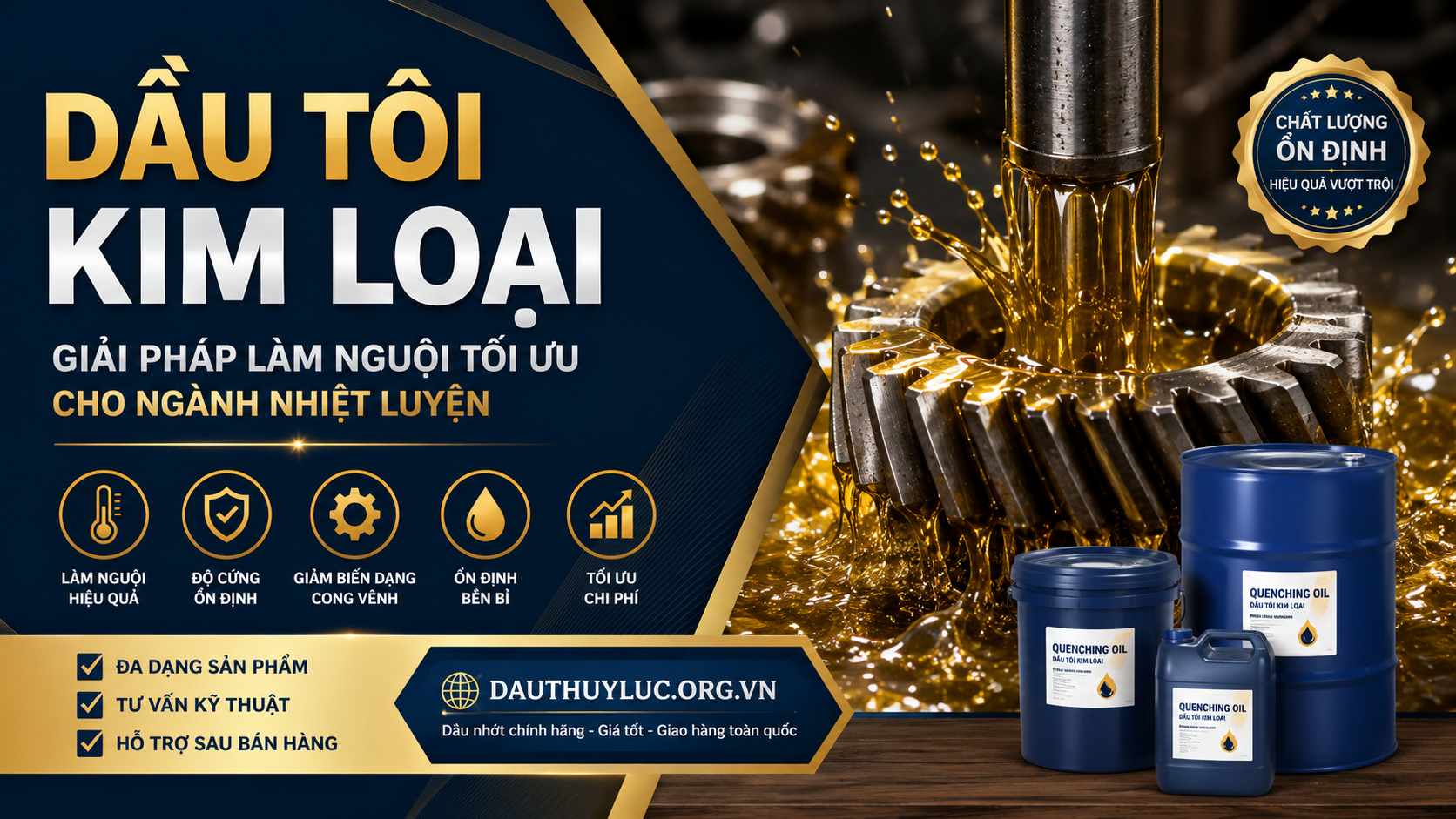 Dầu Tôi Kim Loại – Giá Tốt – Giao Ngay 8/2026