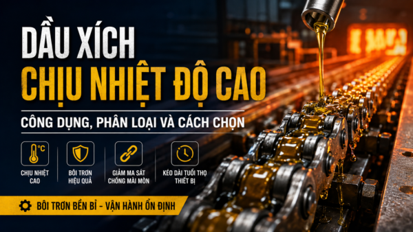 Dầu Xích Chịu Nhiệt Độ Cao: Công Dụng, Phân Loại Và Cách Chọn