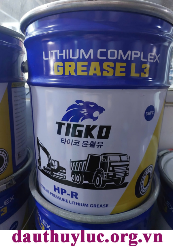 Mỡ chịu nhiệt 380 độ Tigko Lithium Complex HP-R L3