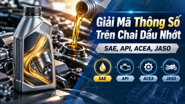 Giải Mã Thông Số Trên Chai Dầu Nhớt: SAE, API, ACEA, JASO