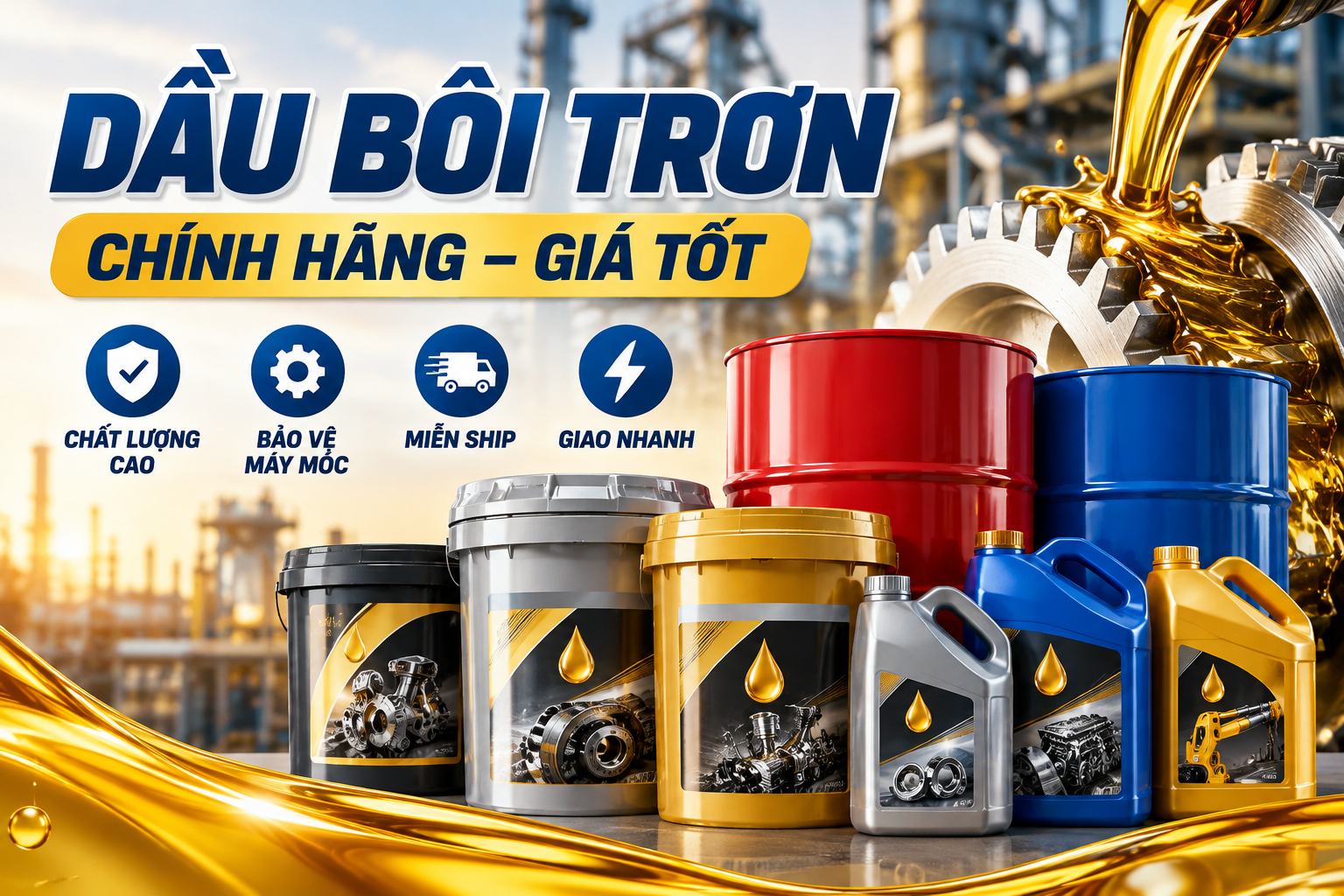 Dầu Bôi Trơn – Chính Hãng – Giá Tốt, Miễn SHIP – Giao Nhanh