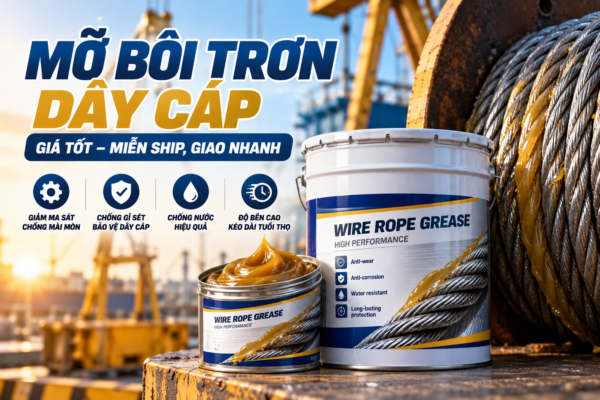 Mỡ Bôi Trơn Dây Cáp Giá Tốt – Miễn Ship, Giao Nhanh